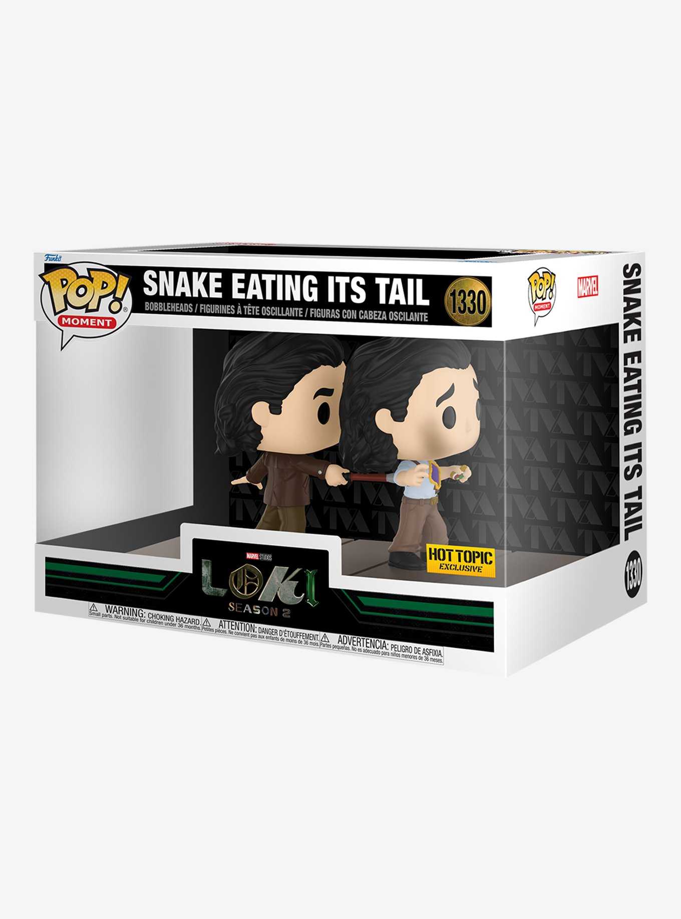Funko Marvel Loki Pop! Moment Snake Eating Its Tail Vinyl Figure Hot Topic Exclusive, , hi-res