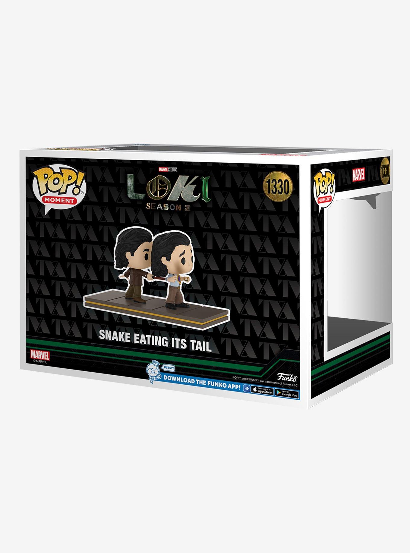 Funko Marvel Loki Pop! Moment Snake Eating Its Tail Vinyl Figure Hot Topic Exclusive, , alternate