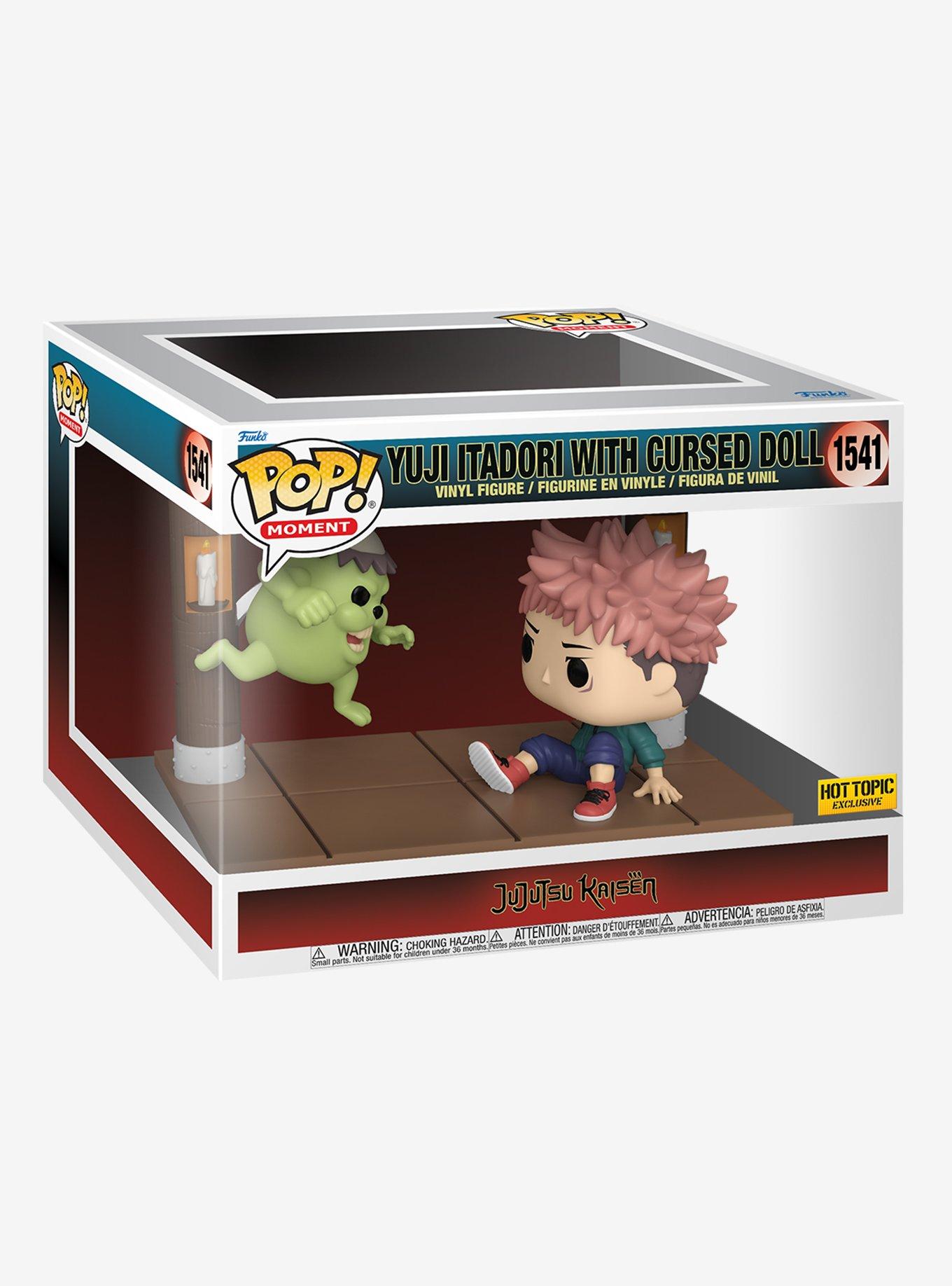 Funko Jujutsu Kaisen Pop! Moment Yuji Itadori With Cursed Doll Vinyl Figure Hot Topic Exclusive