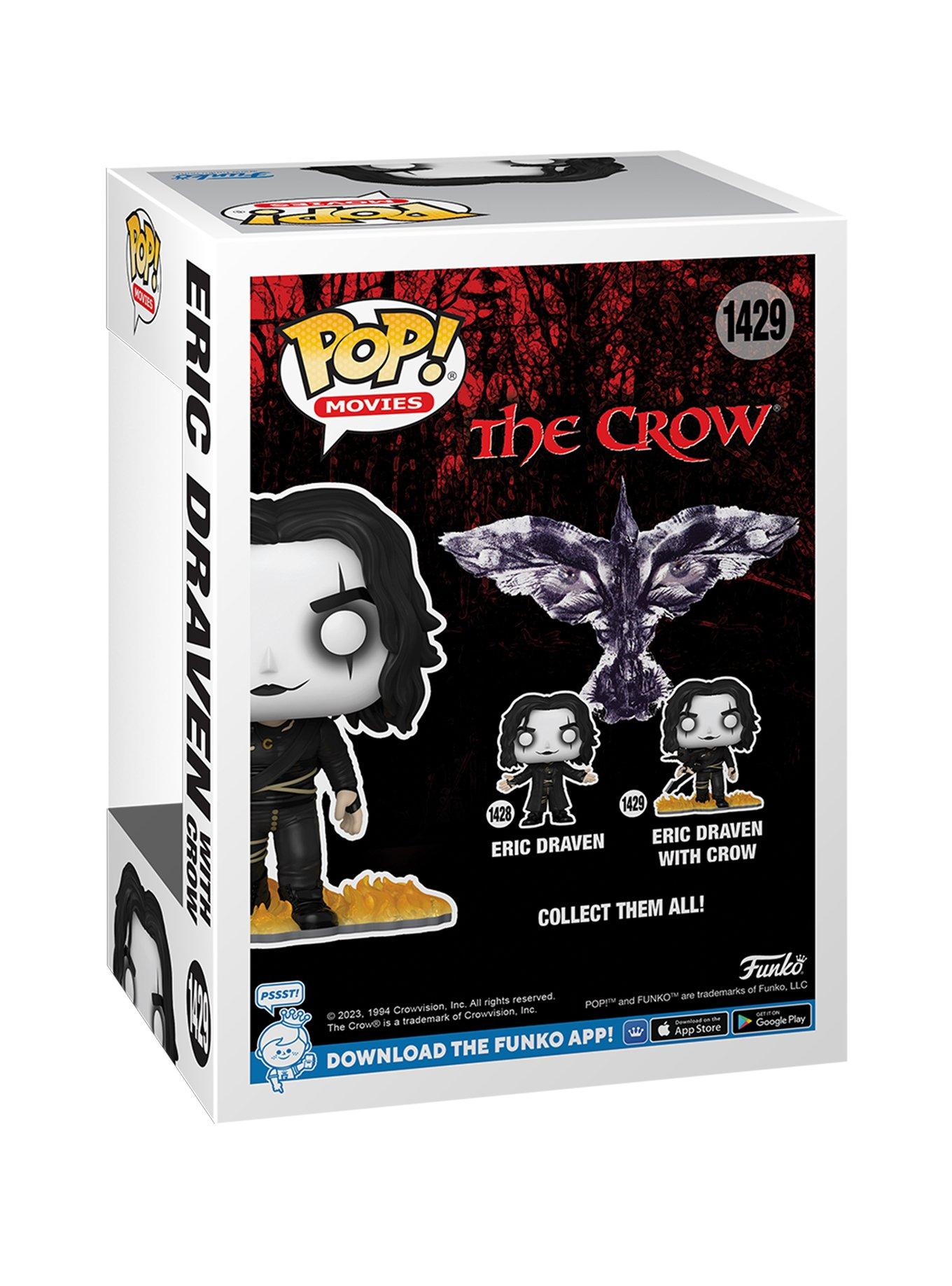 Funko The Crow Pop! Movies Eric Draven With Crow Vinyl Figure Hot Topic Exclusive, , alternate