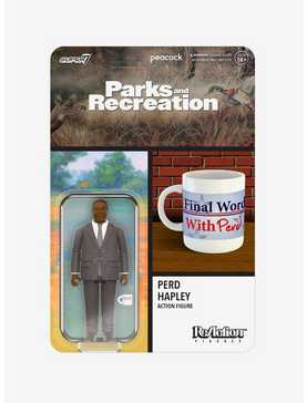 Super7 ReAction Parks and Recreation Perd Hapley Vinyl Figure, , hi-res
