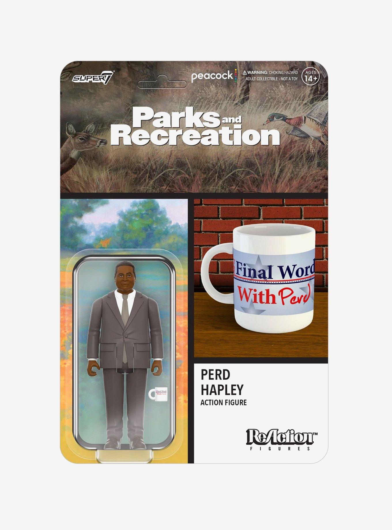 Super7 ReAction Parks and Recreation Perd Hapley Vinyl Figure, , alternate