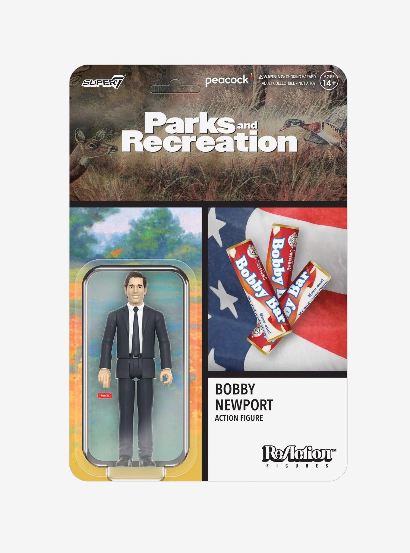 Super 7 ReAction Parks and Recreation Bobby Newport Vinyl Figure, , alternate