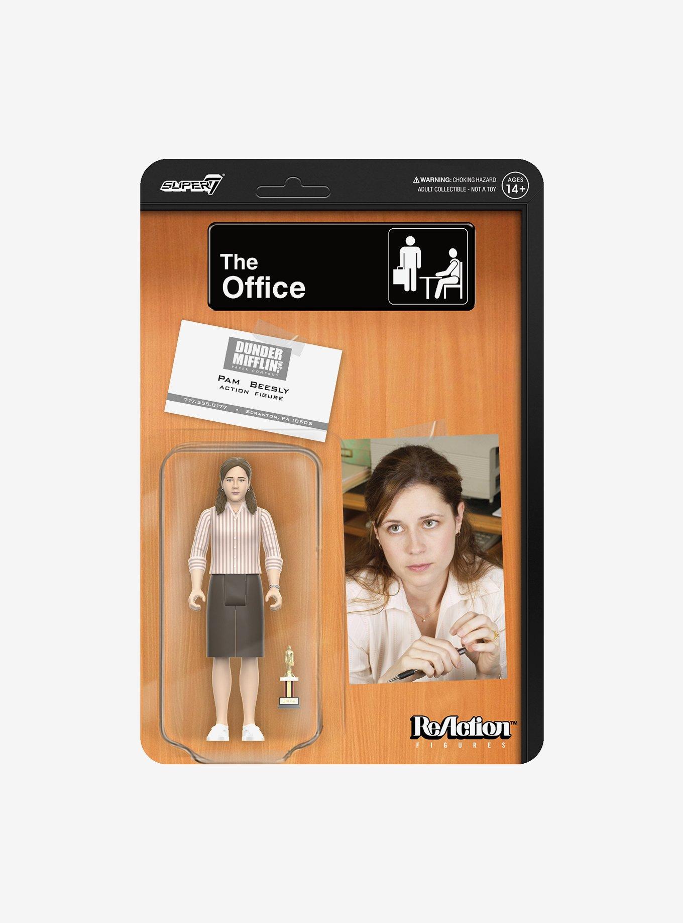 Super7 ReAction The Office Pam Beesly Dundie Figure, , alternate