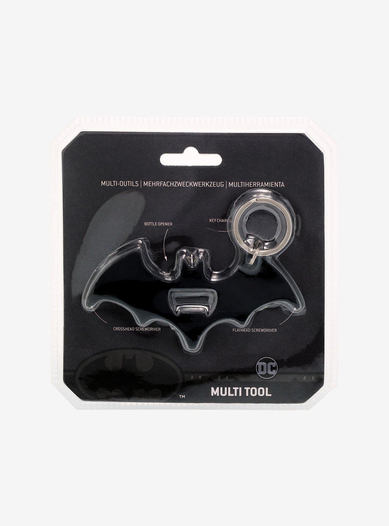 DC Comics Batman Bat Logo Multi-Tool Keychain , , alternate
