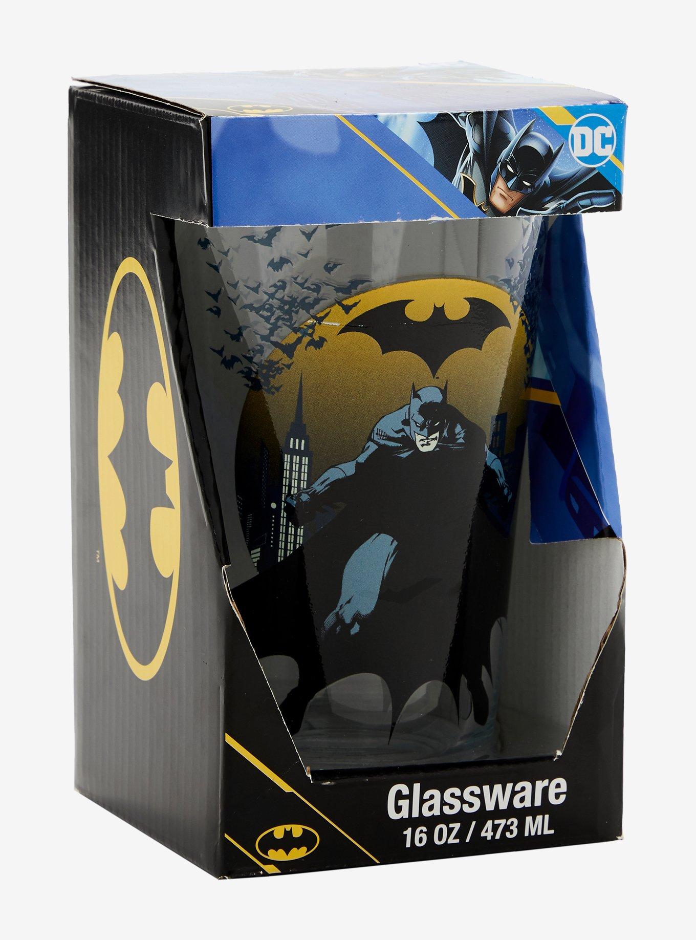 DC Comics Batman Gotham City Skyline Pint Glass, , alternate