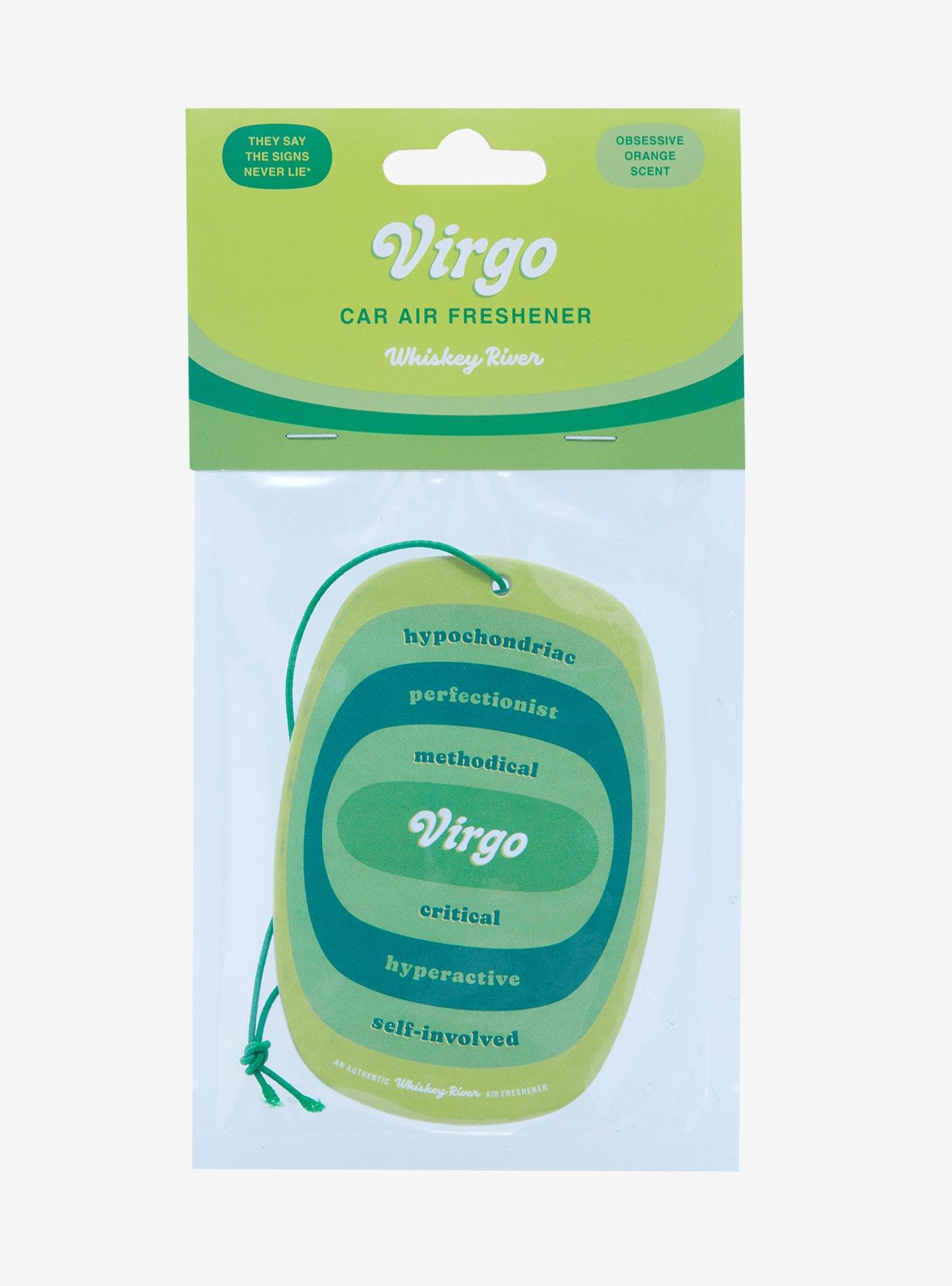 Virgo Zodiac Traits Orange Scented Air Freshener, , alternate