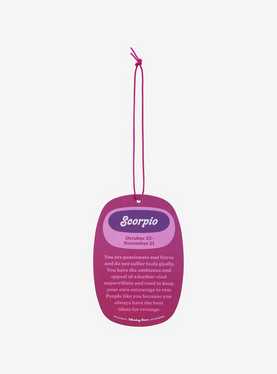 Scorpio Zodiac Traits Violet Scented Air Freshener , , hi-res