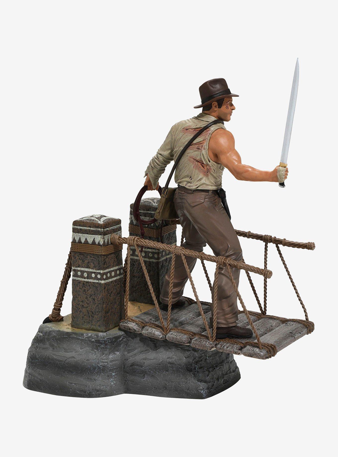 Diamond Select Toys Indiana Jones and the Temple of Doom Gallery Diorama Indiana Jones Bridge Escape Deluxe Figure, , alternate