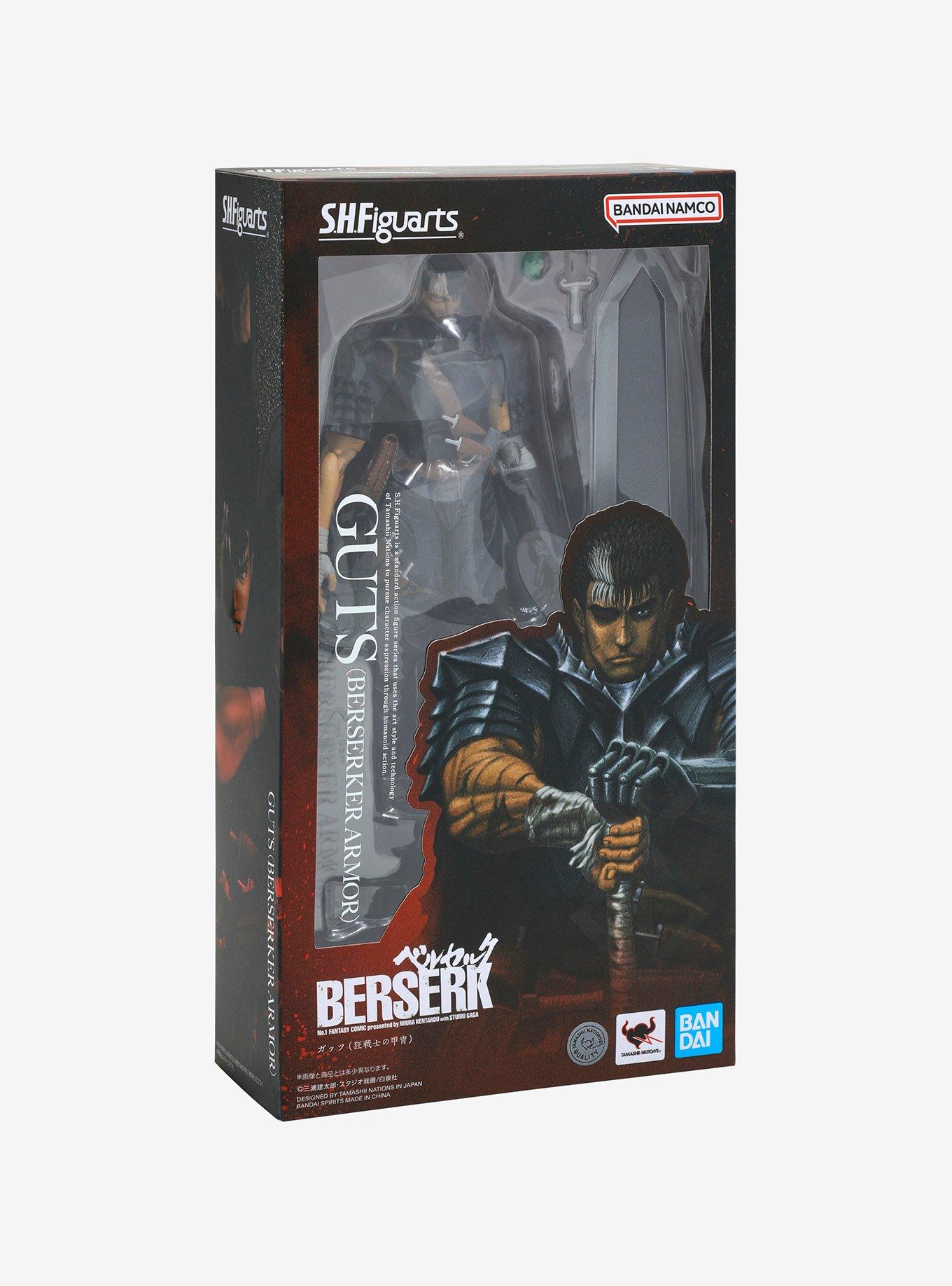 Bandai Spirits BERSERK S.H.Figuarts GUTS Armor Articulated Figure, , alternate