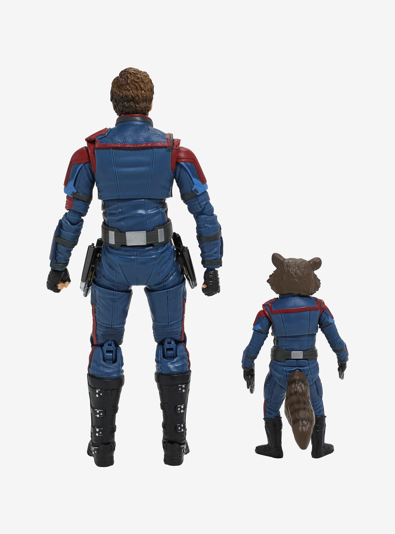 Bandai Spirits Marvel Guardians of the Galaxy Vol. 3 S.H Figuarts Star-Lord and Rocket Figures, , alternate