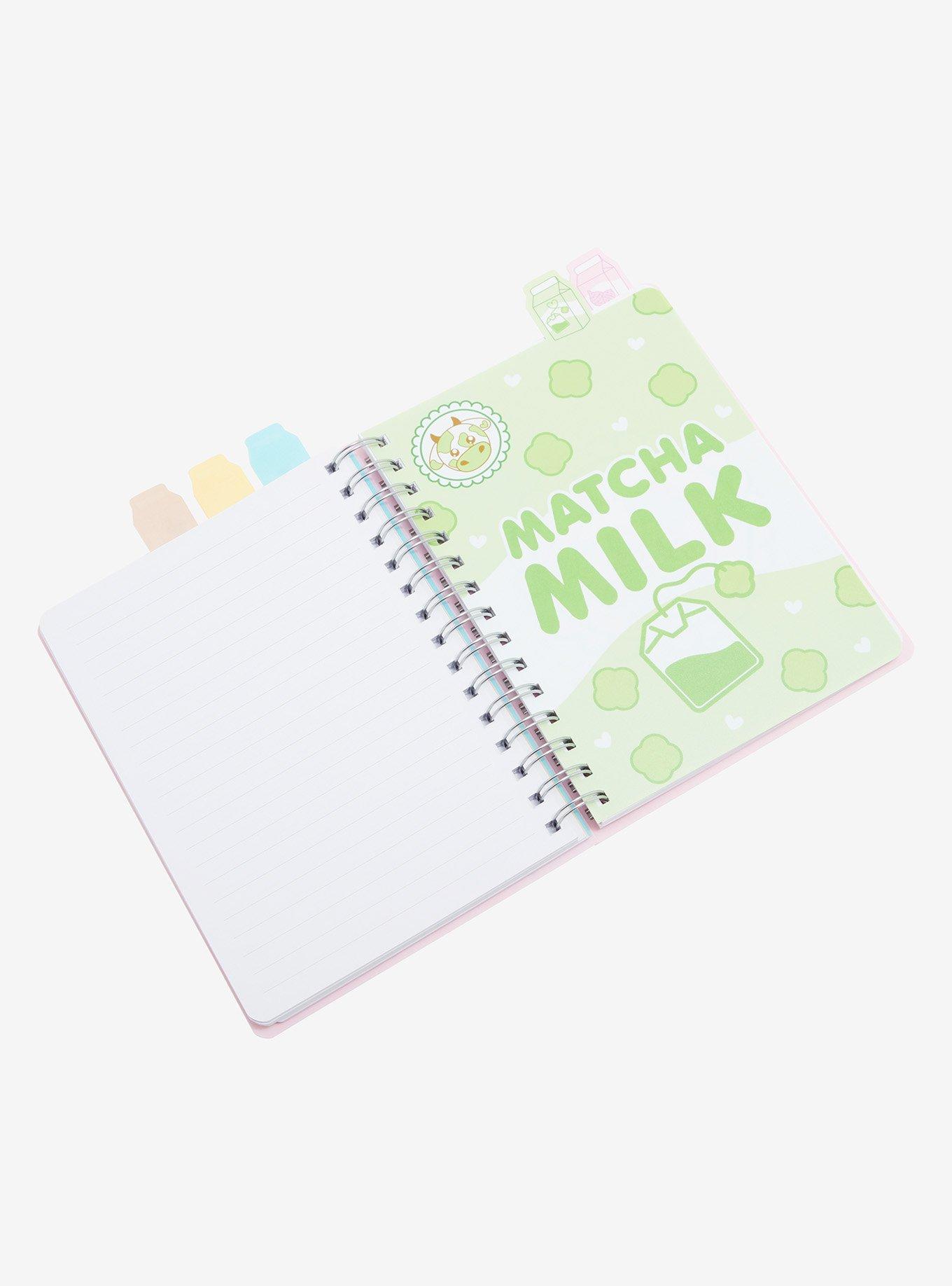 Strawberry Milk Figural Tab Journal, , hi-res