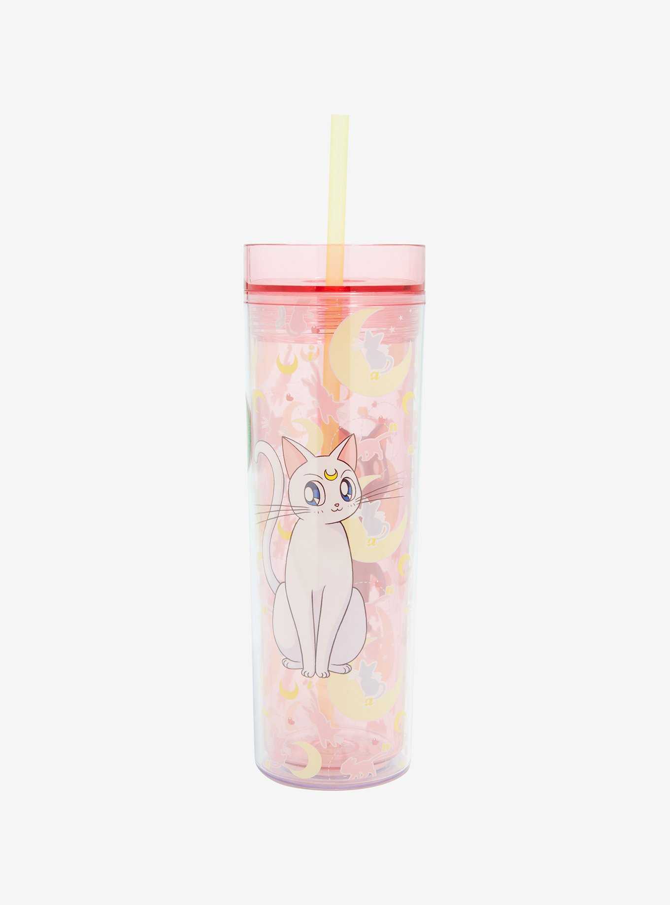 Sailor Moon Luna and Artemis Tumbler Cup, , hi-res