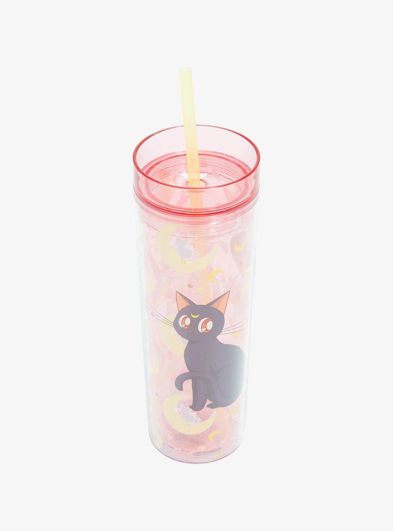 Sailor Moon Luna and Artemis Tumbler Cup, , alternate