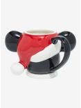 Disney Mickey Mouse Santa Hat Figural Mug, , alternate