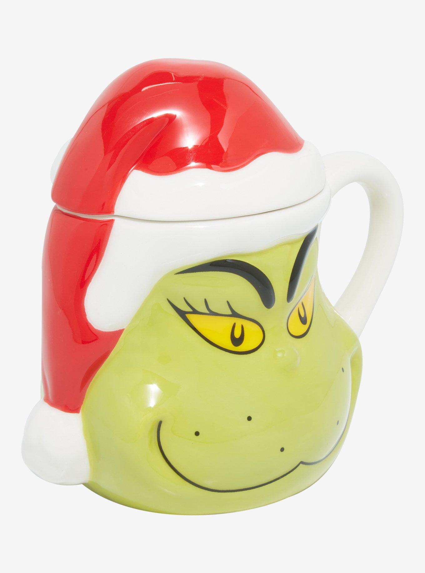 How The Grinch Stole Christmas Grinch Figural Mug with Lid, , alternate