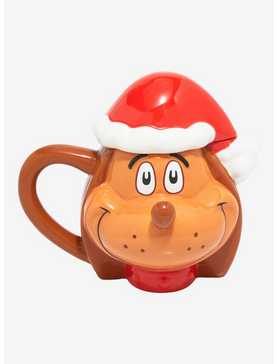 How the Grinch Stole Christmas Max the Dog Figural Mug With Lid, , hi-res