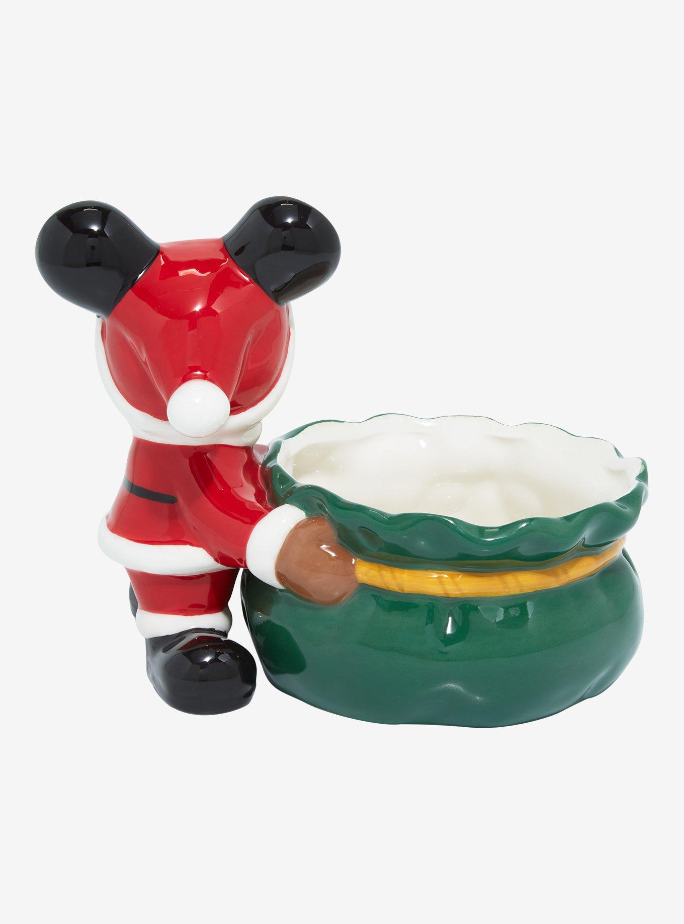 Disney Mickey Mouse Santa Candy Bowl, , alternate