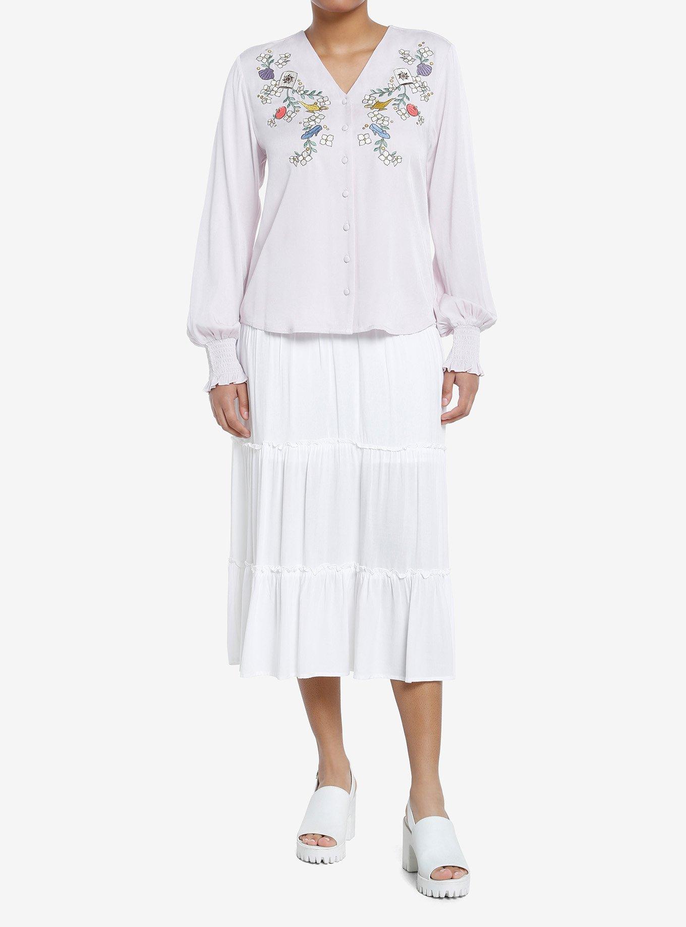 Her Universe Disney Princess Icons Woven Button-Up Her Universe Exclusive, , hi-res