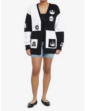Her Universe Star Wars Rebel & Empire Icons Patchwork Cardigan Her Universe Exclusive, , hi-res