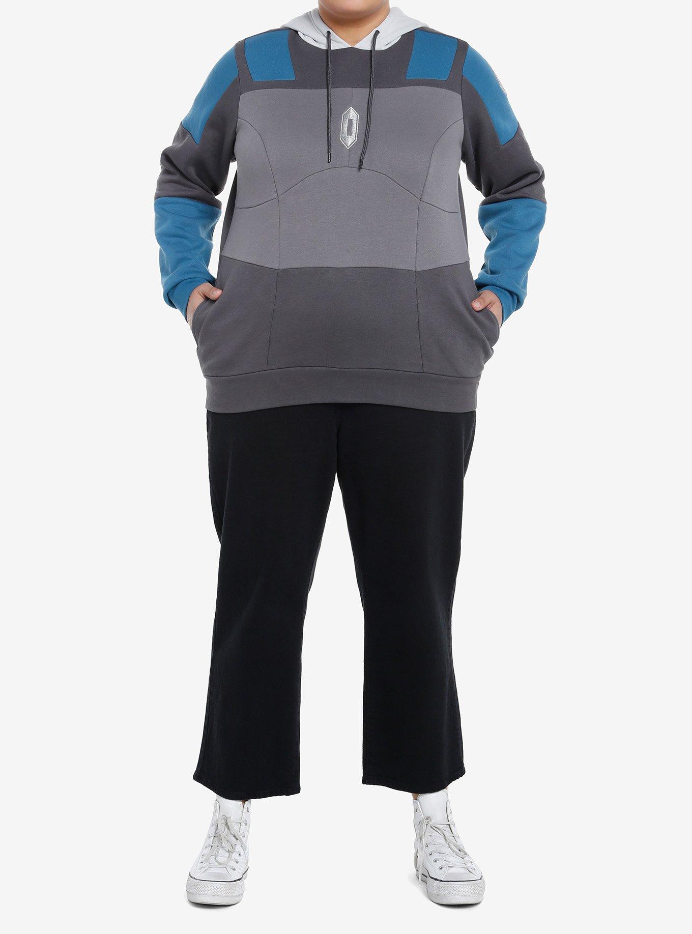 Her Universe Star Wars Bo-Katan Armor Hoodie Plus Size Her Universe Exclusive, , hi-res