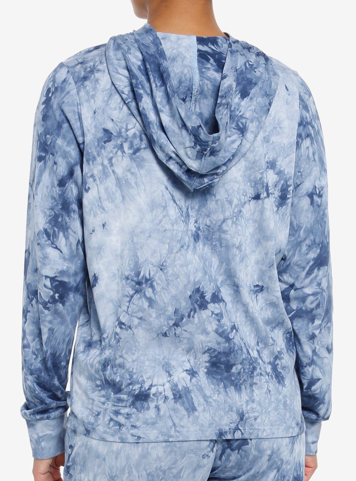 Her Universe Star Wars Ahsoka Fulcrum Tie-Dye Hoodie Her Universe Exclusive, BLUE, alternate