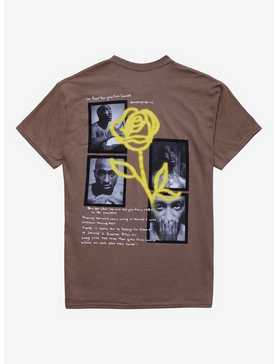 Tupac The Rose That Grew From Concrete Text T-Shirt, , hi-res