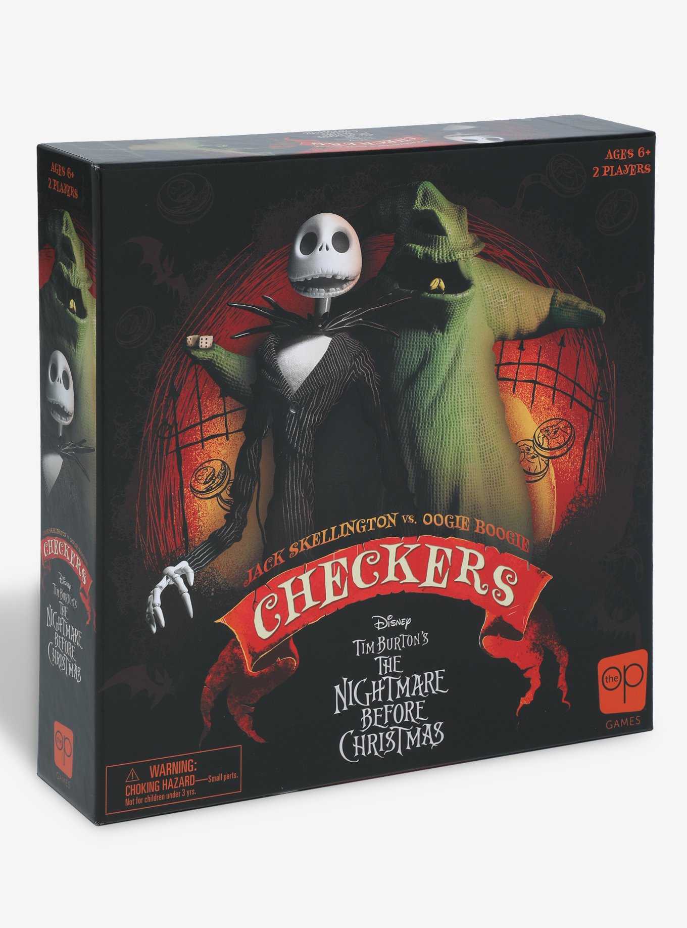 The Nightmare Before Christmas Checkers Board Game, , hi-res