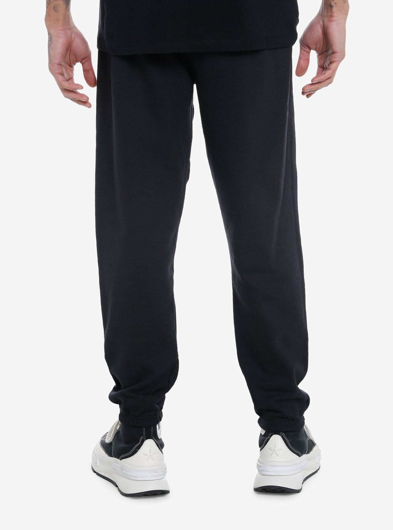 One Piece Straw Hat Crew Jogger Sweatpants, BLACK, alternate