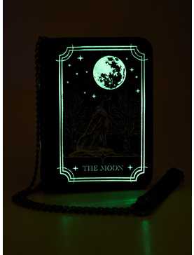 Cosmic Aura Wolf Moon Glow-In-The-Dark Tarot Crossbody Bag, , hi-res