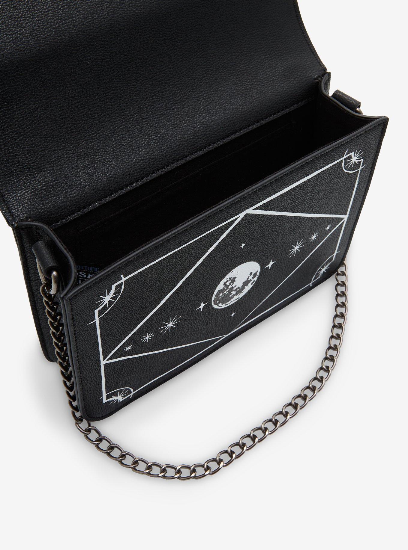 Cosmic Aura Wolf Moon Glow-In-The-Dark Tarot Crossbody Bag, , alternate