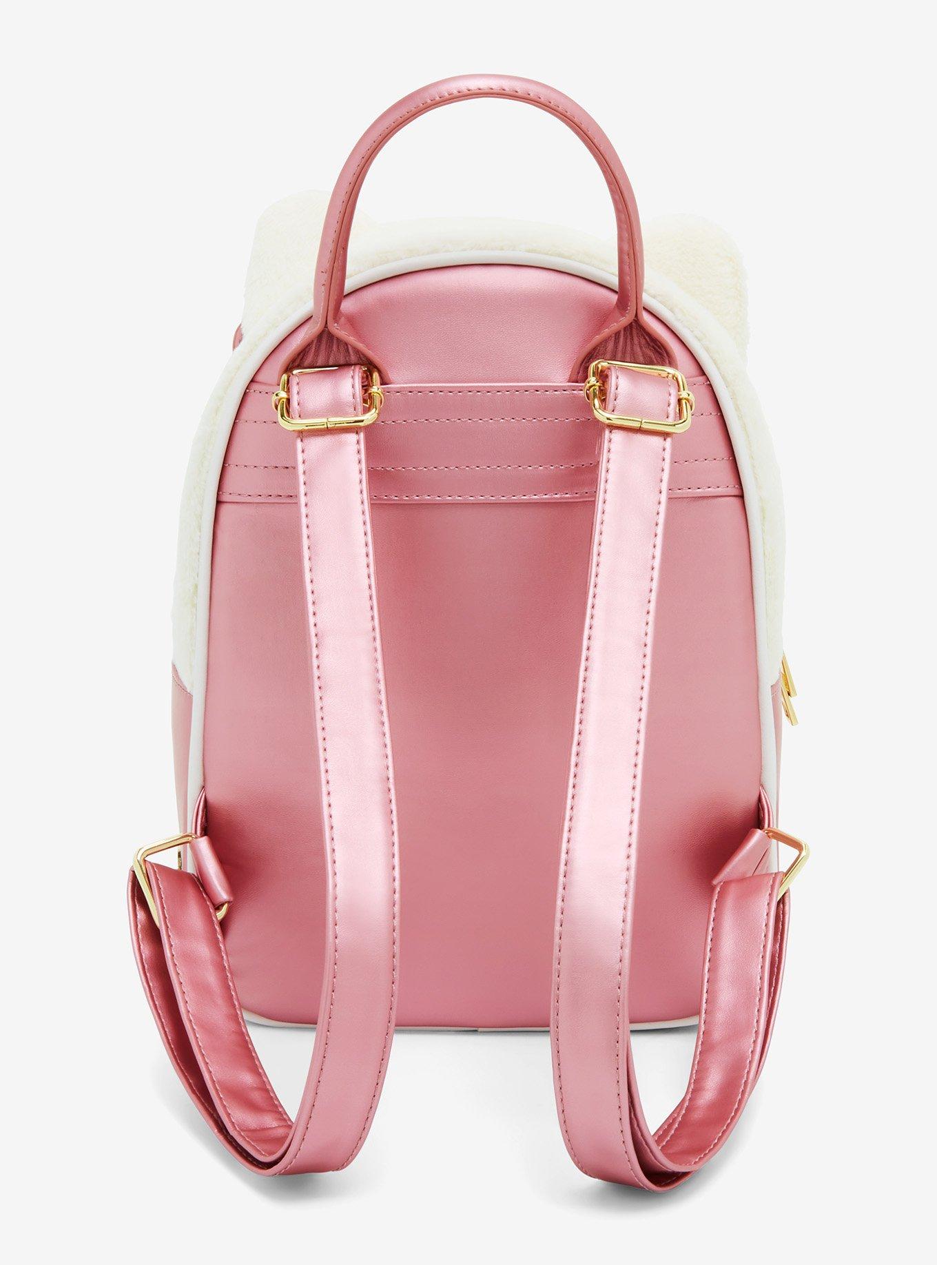 Her Universe Hello Kitty Rhinestone Fuzzy Mini Backpack