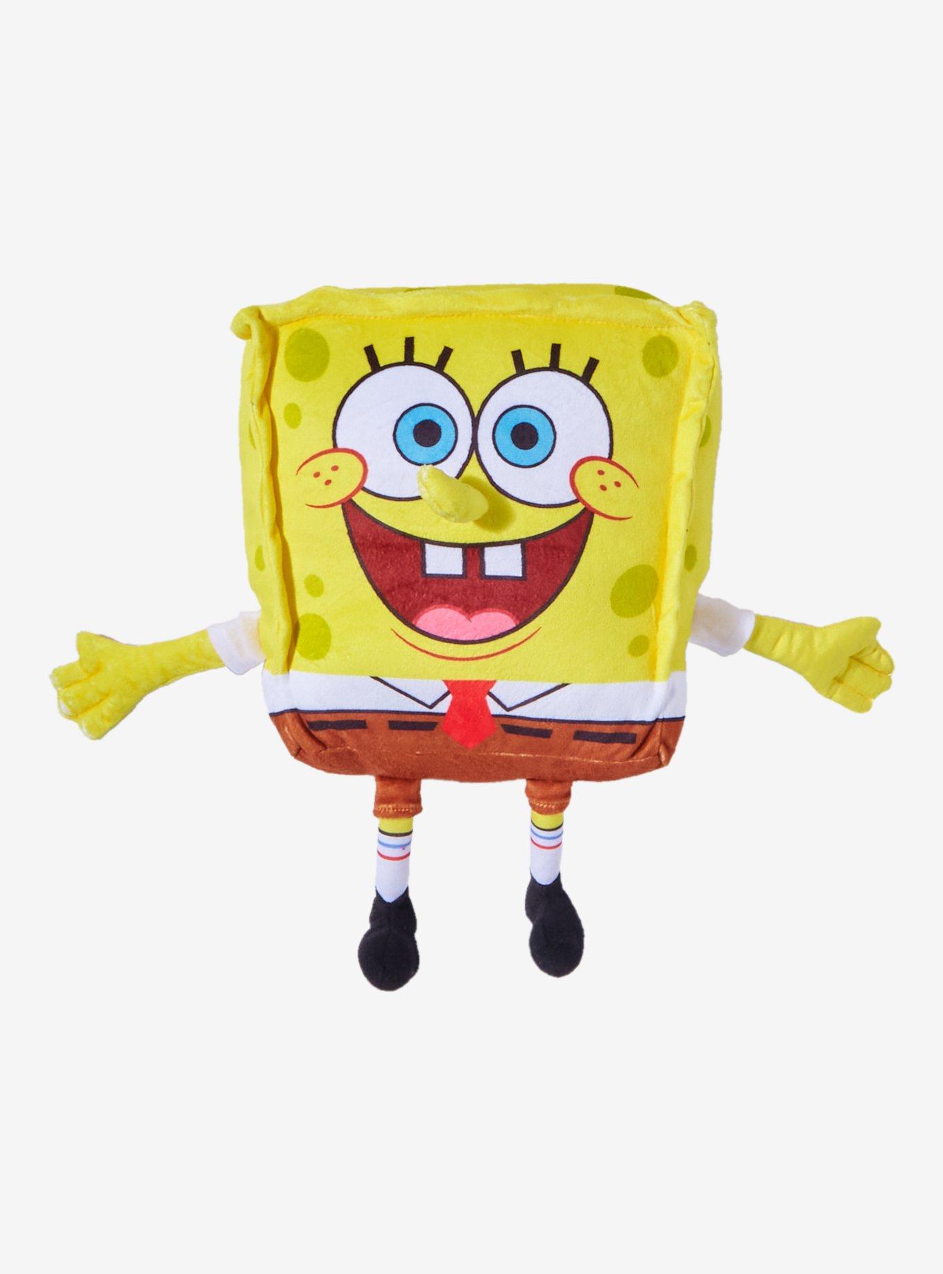 SpongeBob SquarePants Smiling Character Hugger Pillow & Silk Touch Throw Set, , alternate