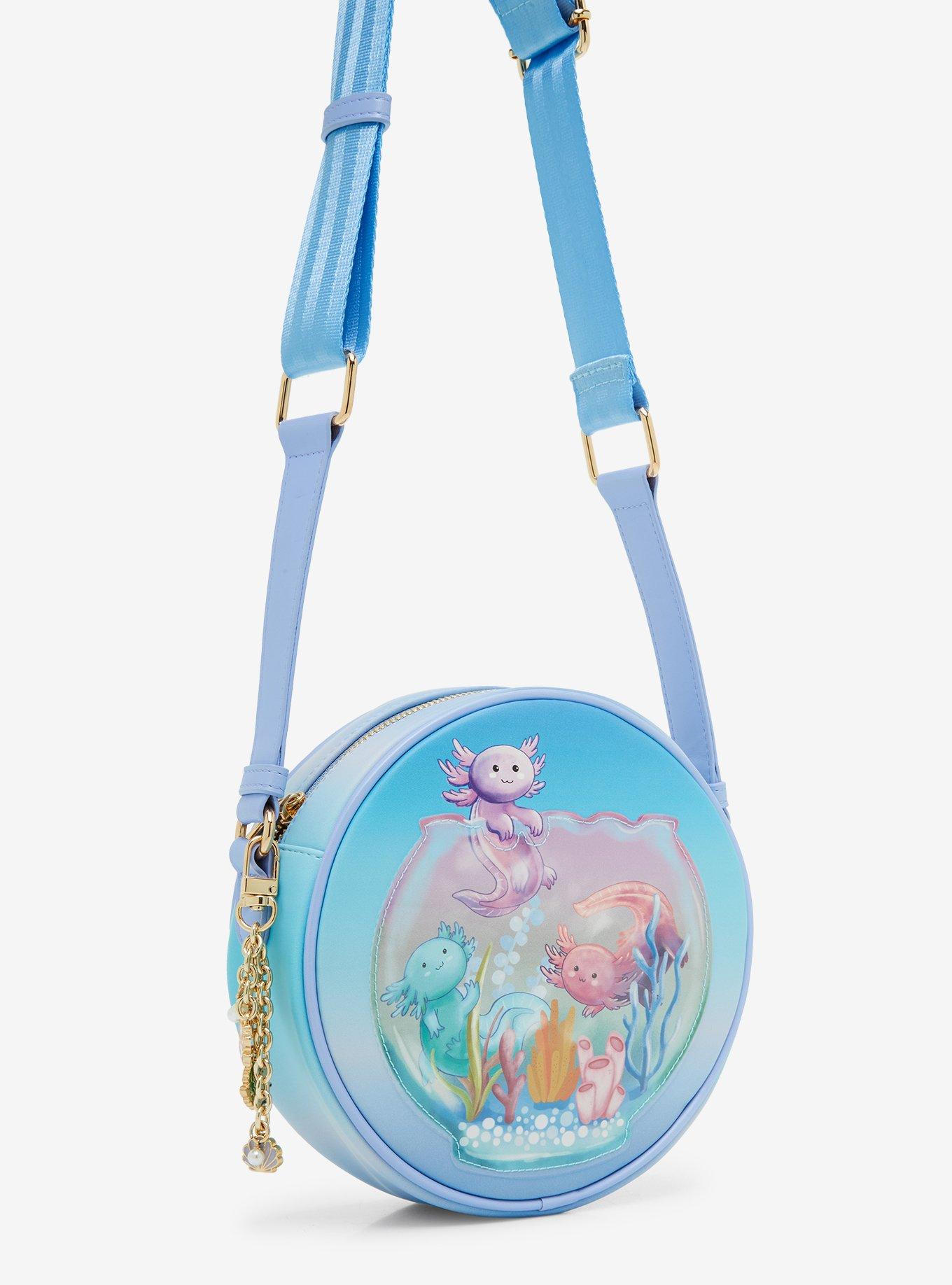 Axolotl Fishbowl Portrait Crossbody Bag - BoxLunch Exclusive, , hi-res