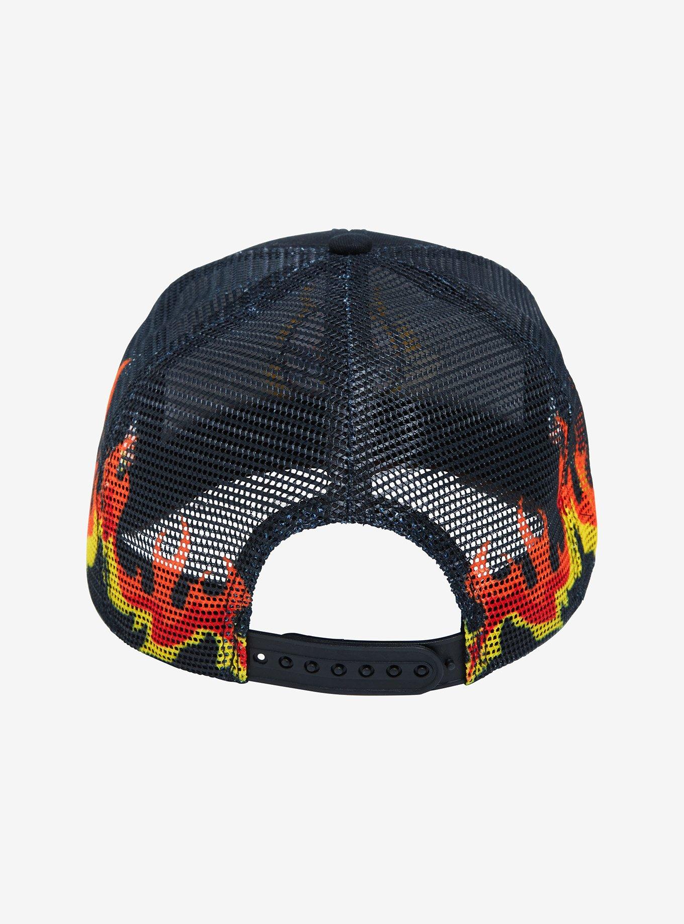 Disney The Nightmare Before Christmas Jack Skellington Skate Wheels Youth Trucker Cap - BoxLunch Exclusive, , alternate