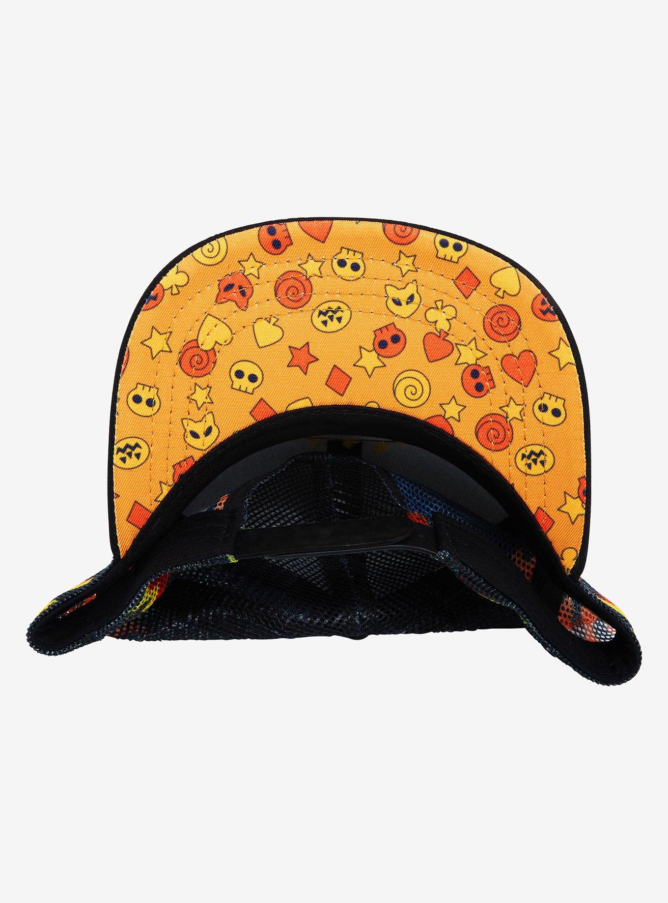 Disney The Nightmare Before Christmas Jack Skellington Skate Wheels Youth Trucker Cap - BoxLunch Exclusive, , alternate