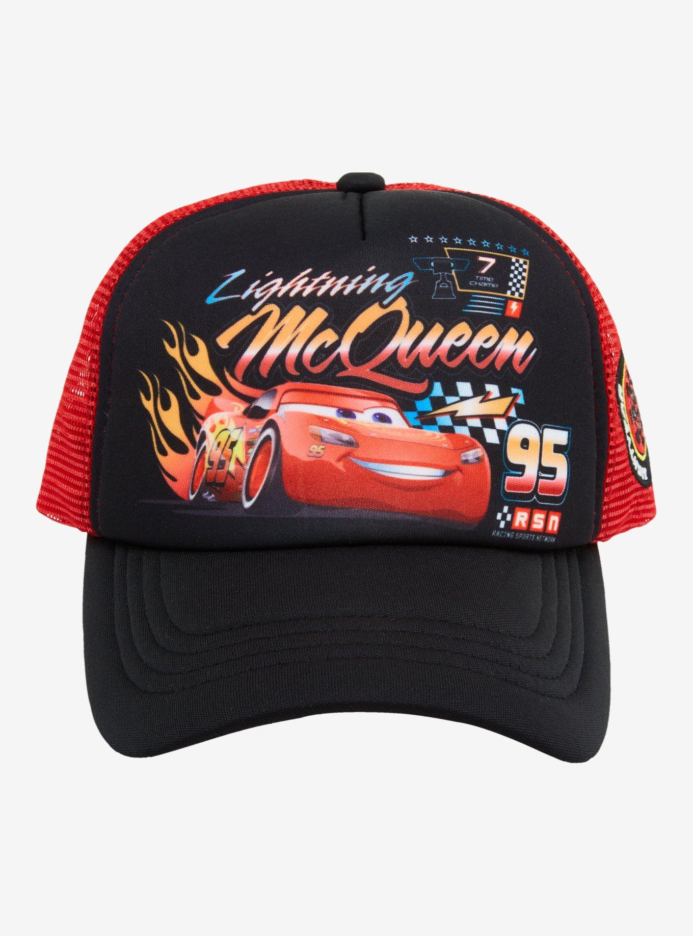 Disney Pixar Cars Lightning McQueen Youth Trucker Cap - BoxLunch Exclusive, , alternate