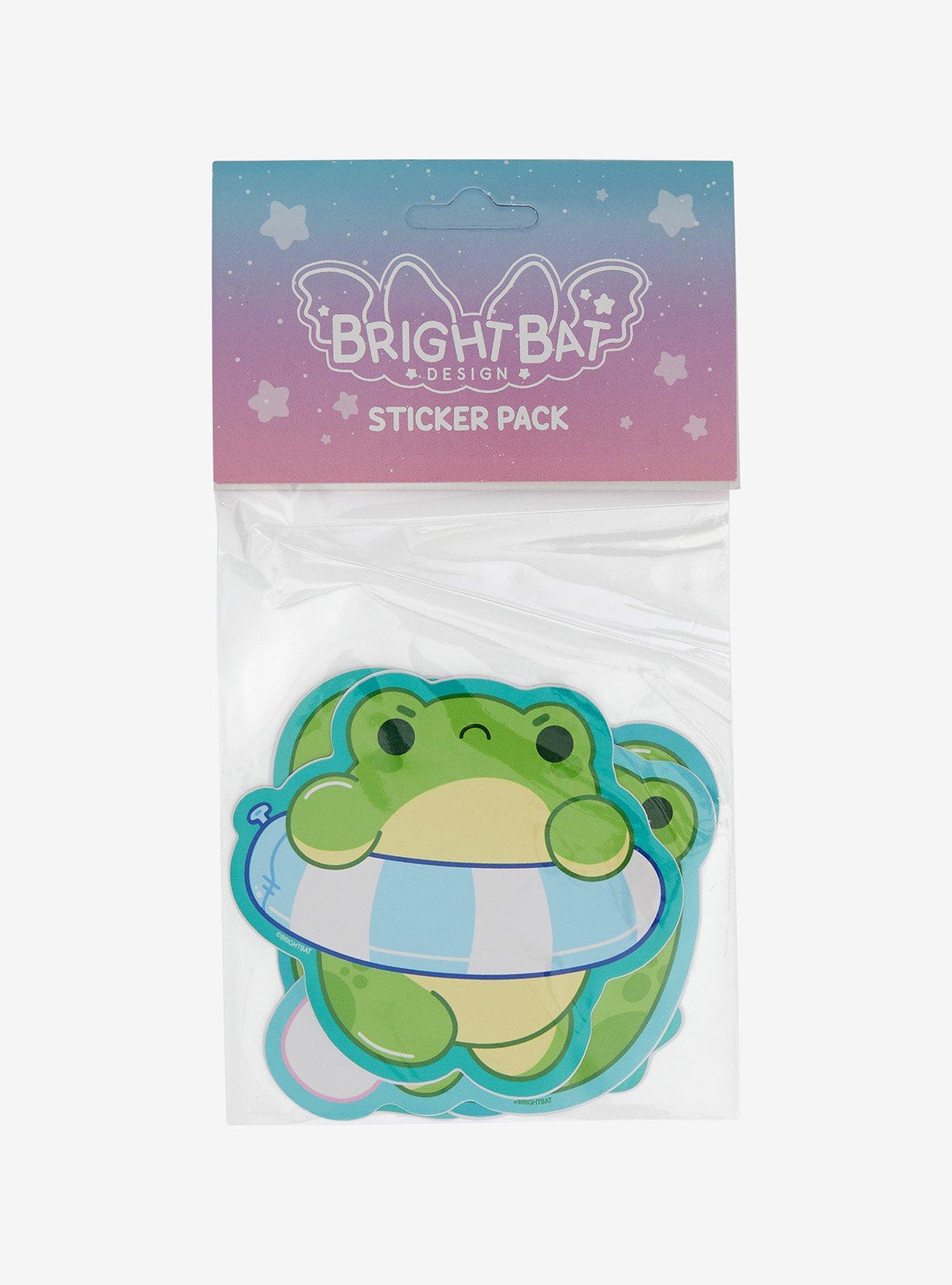Kawaii Frog Sticker Pack By Bright Bat Design, , alternate