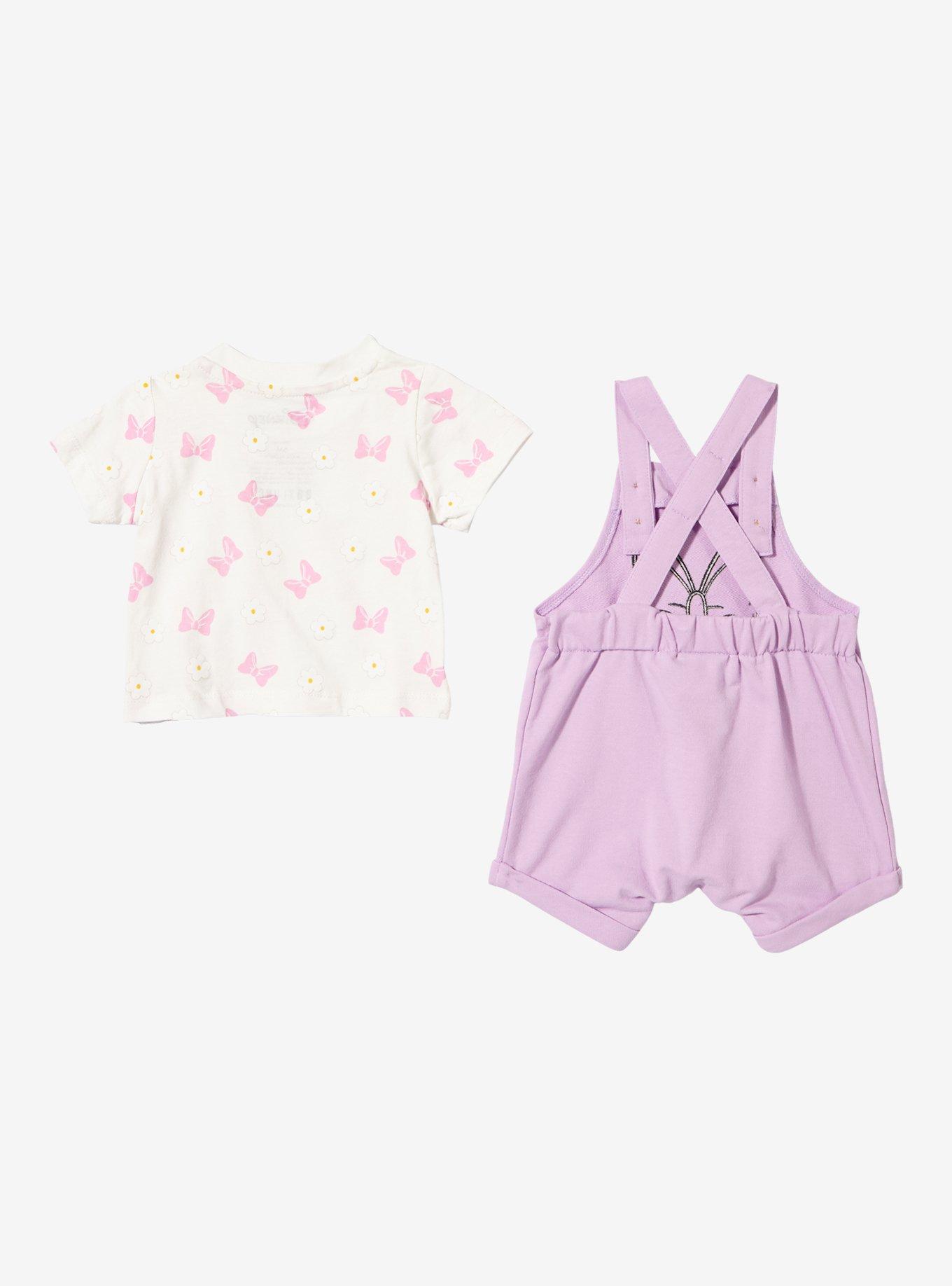 Disney Daisy Duck Infant Overall Set - BoxLunch Exclusive, LAVENDER, alternate