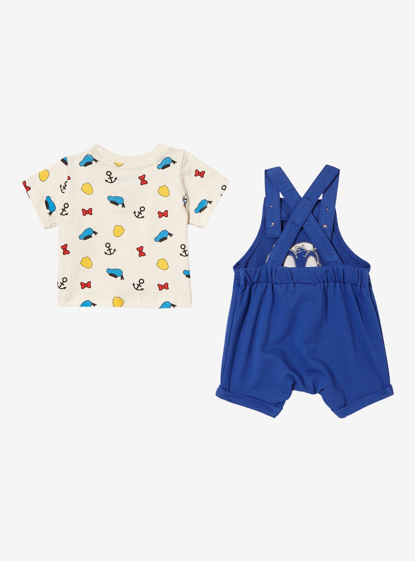Disney Donald Duck Infant Overall Set - BoxLunch Exclusive, DARK NAVY, alternate