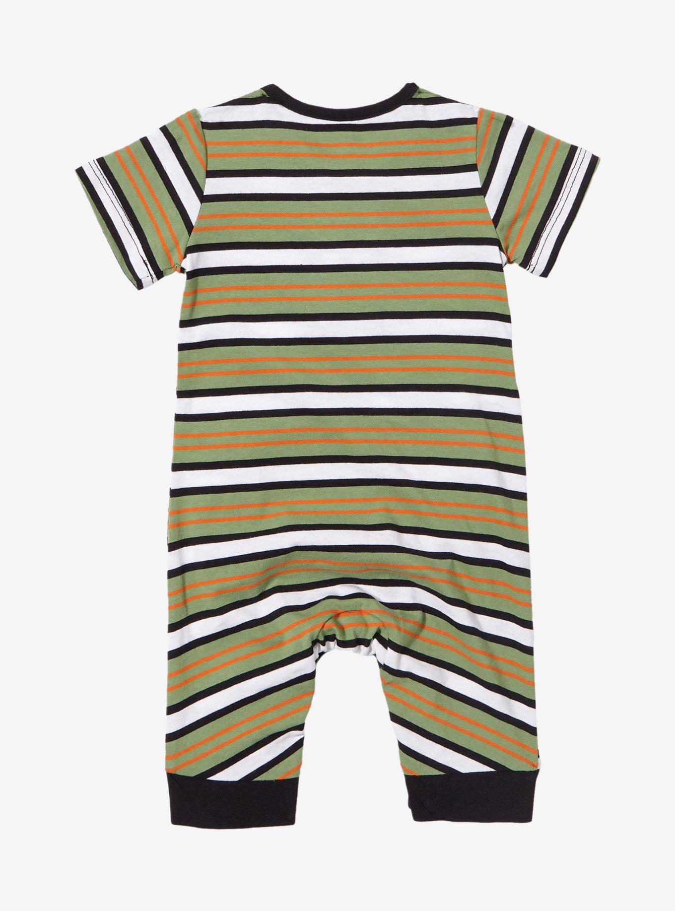 Disney Goofy Striped Pocket Infant One-Piece - BoxLunch Exclusive, STRIPE - MULTI, alternate