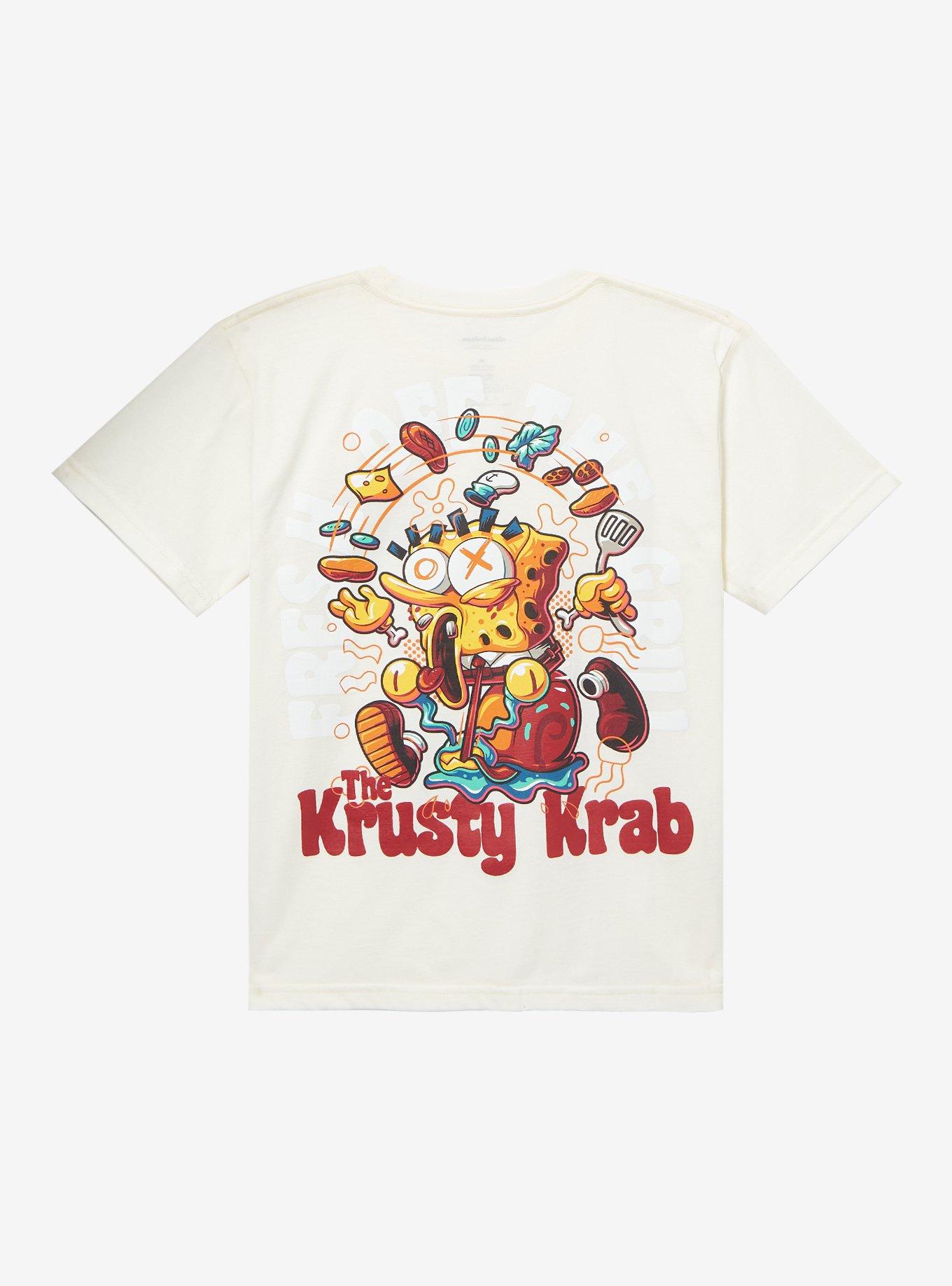 SpongeBob SquarePants Krusty Krab Youth T-Shirt - BoxLunch Exclusive, BEIGE, alternate