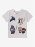 The Lord of The Rings Chibi Characters Flip Portrait Toddler T-Shirt - BoxLunch Exclusive, , alternate