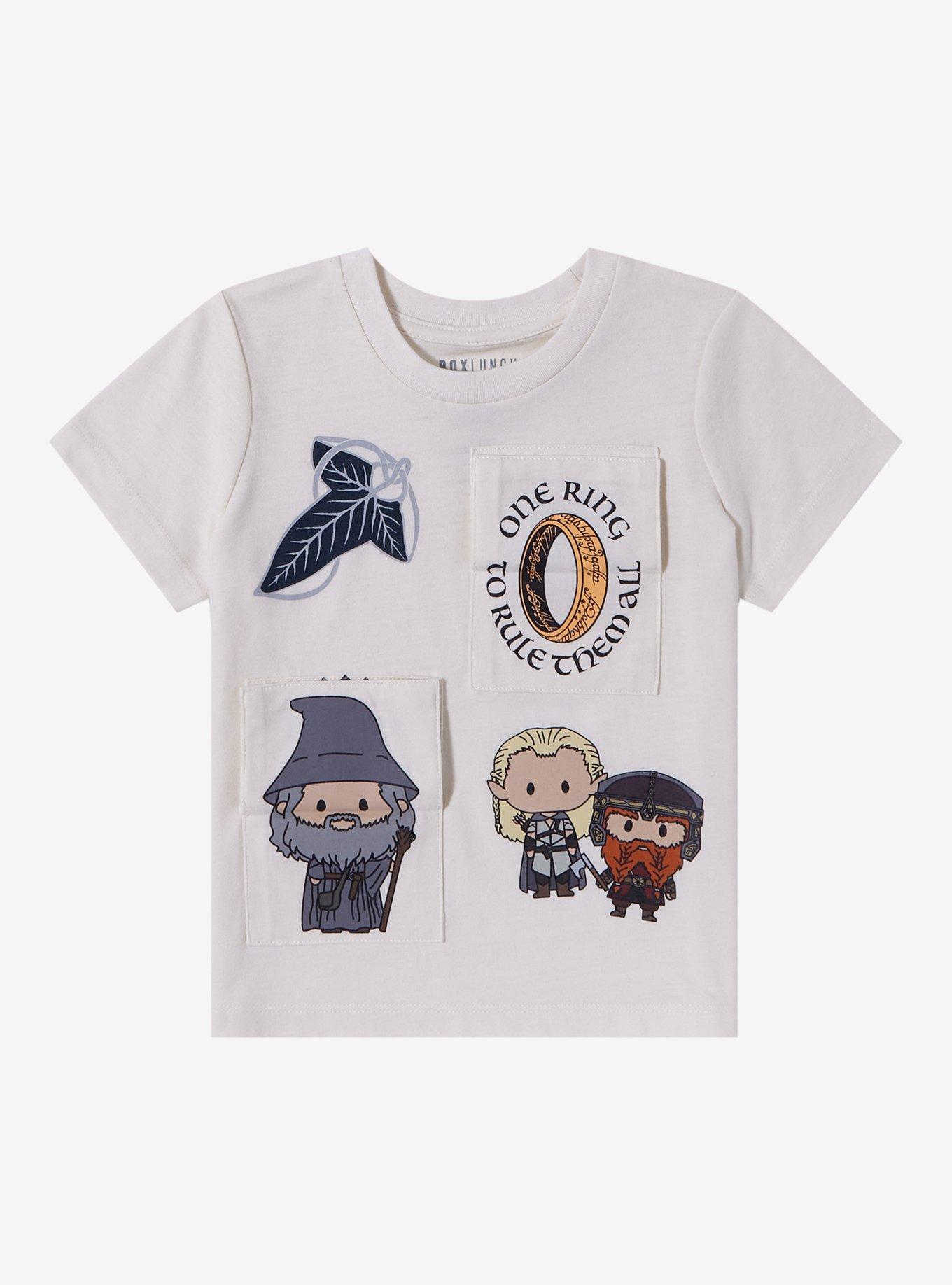 The Lord of The Rings Chibi Characters Flip Portrait Toddler T-Shirt - BoxLunch Exclusive, , alternate