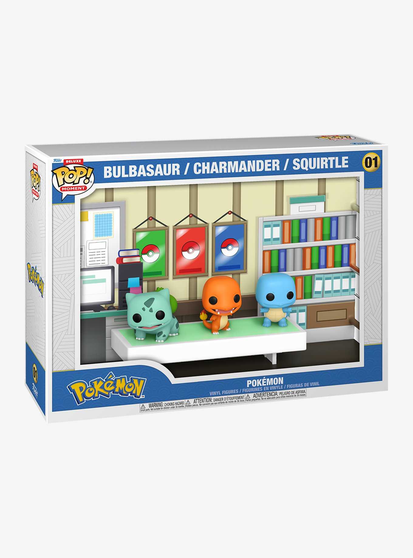 Funko Pop! Moment Pokémon Bulbasaur, Charmander, & Squirtle Vinyl Figure, , hi-res