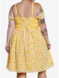 Her Universe Disney Beauty And The Beast Belle Cold Shoulder Dress Plus Size, , alternate