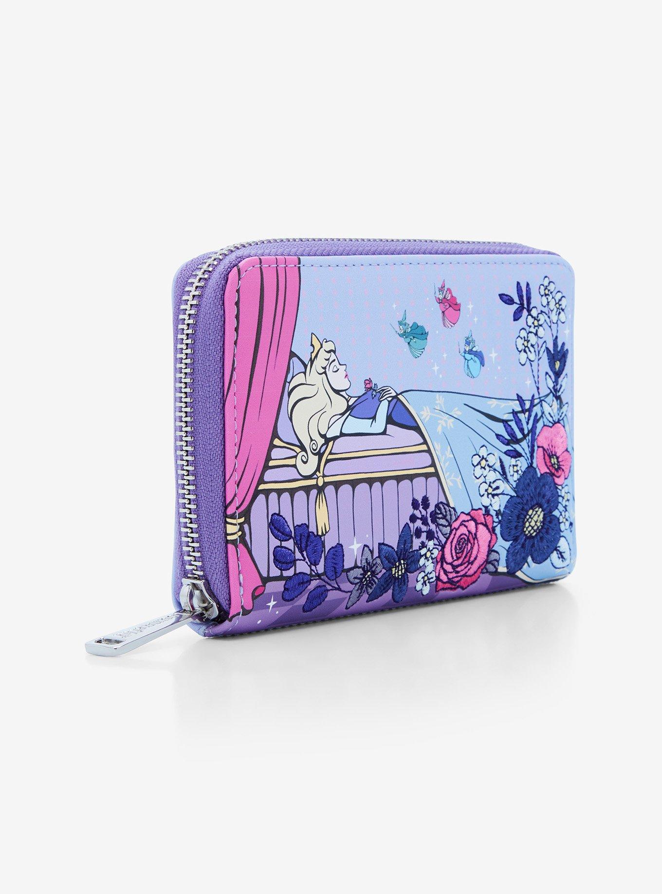 Loungefly Disney Sleeping Beauty 65th Anniversary Aurora Floral Wallet, , alternate