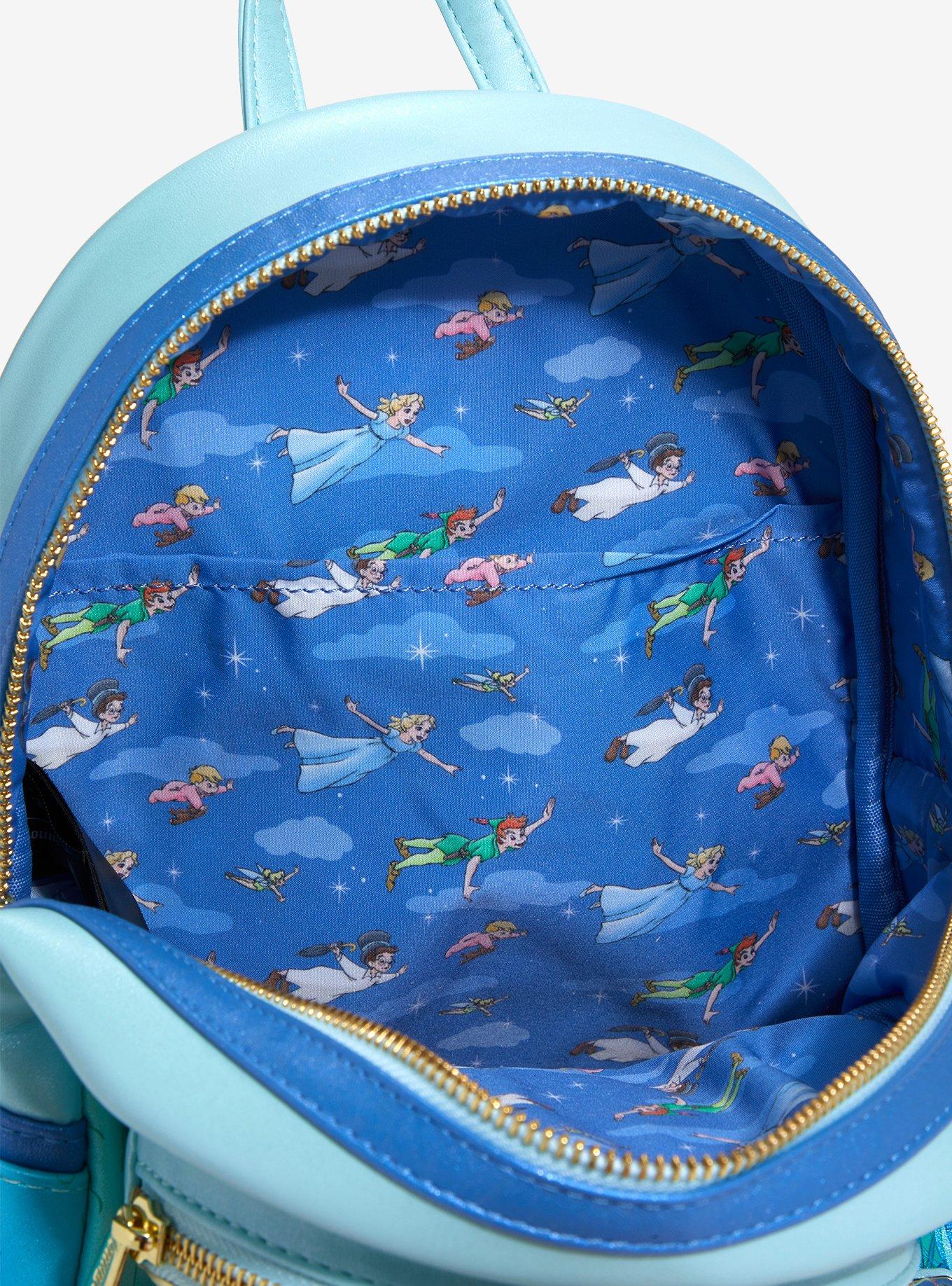 Loungefly Disney Peter Pan Darlings Flying Glow-in-the-Dark Mini Backpack, , alternate