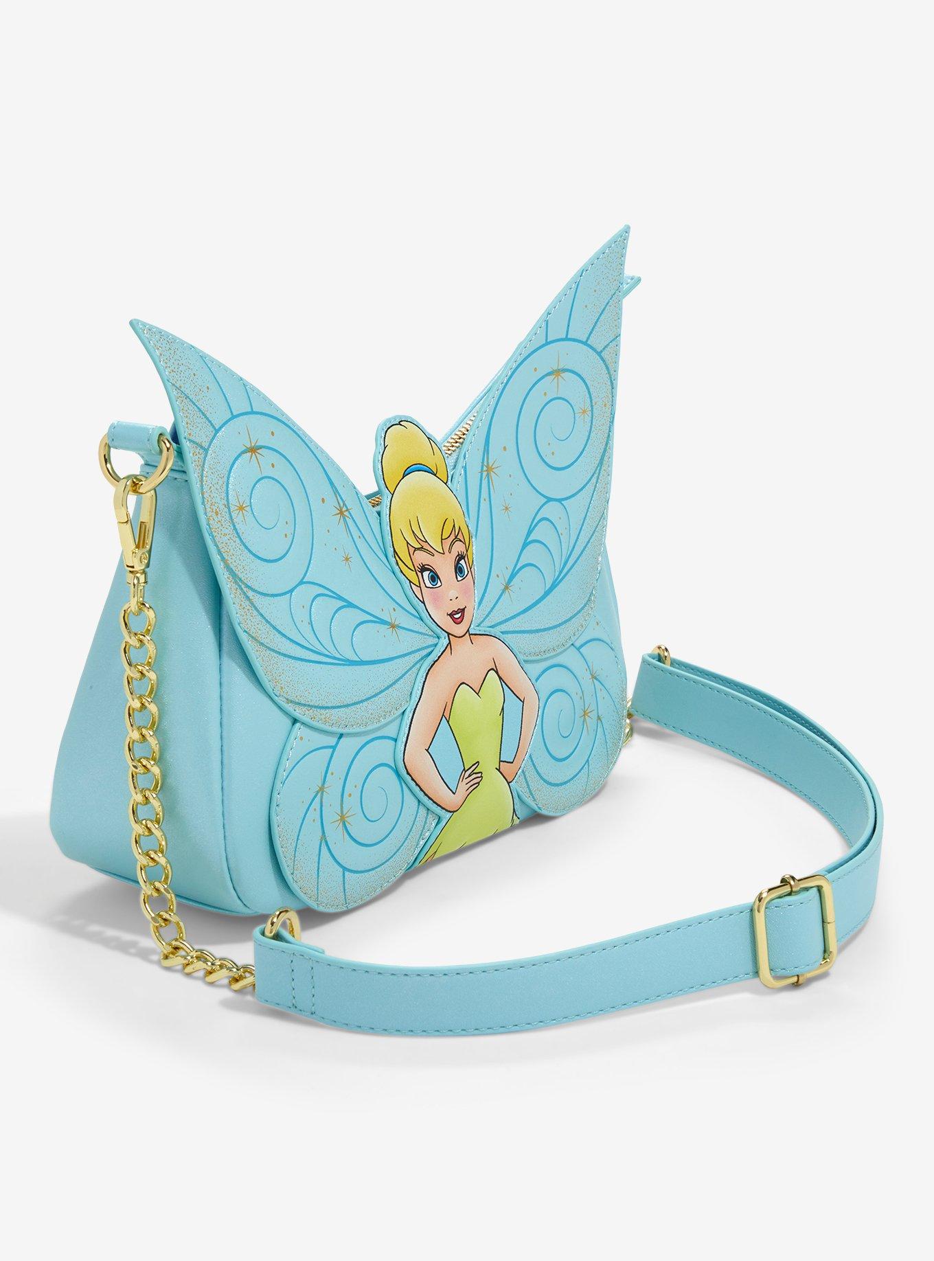 Loungefly Peter Pan Tinker Bell Wings Crossbody Bag, , alternate