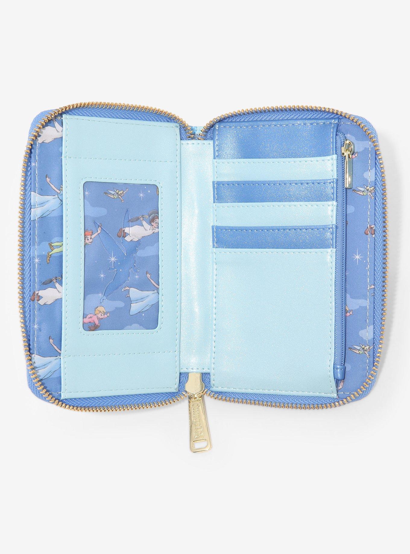 Loungefly Disney Peter Pan & Wendy Flying Glow-in-the-Dark Wallet, , alternate